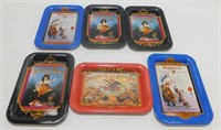 6 Anheuser-Busch Tip Trays in Excellent Condition