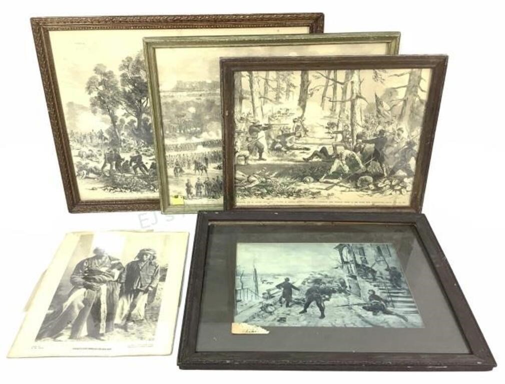 (5pc) Civil War Era Prints, Navajo Photo