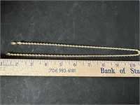 10kt gold necklace 18 grams