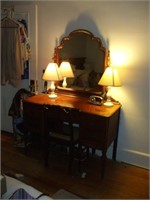 VANITY DRESSER WITH CHAIR