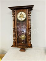 antique long case clock - 38 x 20