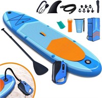 Inflatable Stand Up Paddle Board w/Electric Pump