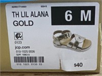 $40  TH Lil Alana Gold Size 6 M