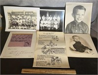 PHOTO'S & PAPER FROM THE PAST-ASSORTED