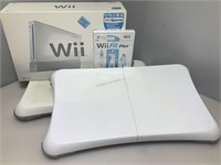 Wii In Box With Fit Game And Pads - Likely Never