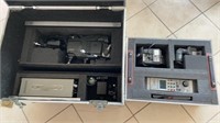 Sony DXC D55WS Studio Camera Kit In Rolling Cart,