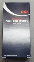 1000 CCI Small Rifle Primers