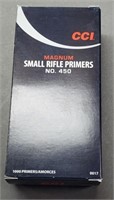 1000 CCI Small Rifle Primers