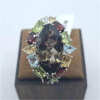 Peridot Etc. Ring SZ. 9