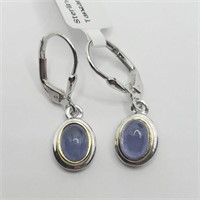 Silver Tanzanite Earrings