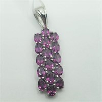 Silver Rhodolite Pendant