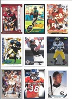 (9) Assorted Sports Cards