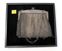 Sterling silver vintage mesh bag