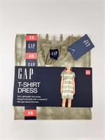 Gap T-shirt Dress green tie dye size XS