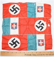 WWII GERMAN ITALIAN ALLIANCE FLAG -
