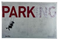 Banksy- "Parking" Street Art Canvas Print