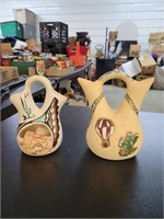 Native American pottery vases