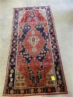 NANAVAND HAND KNOTTED WOOL AREA RUG 10'4" X 5'