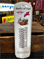 17 x 5” Metal Fire Chief Thermometer