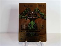 Pokemon Card Rare Gold Zygarde Gx