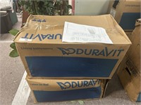 Pair NIB Duravit Wall Mounted Toilets