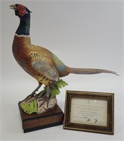 Royal Worcester Ring Necked Pheasant w/COA