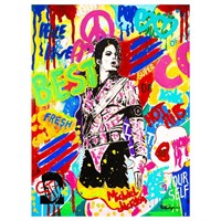 Nastya Rovenskaya- Mixed Media "King of Pop"