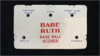 1934 Babe Ruth Baseball Scorer