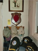 Hats, Deer Horns & Needlepoint