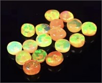 2.94 cts Natural Ethiopian Fire Opal Beads