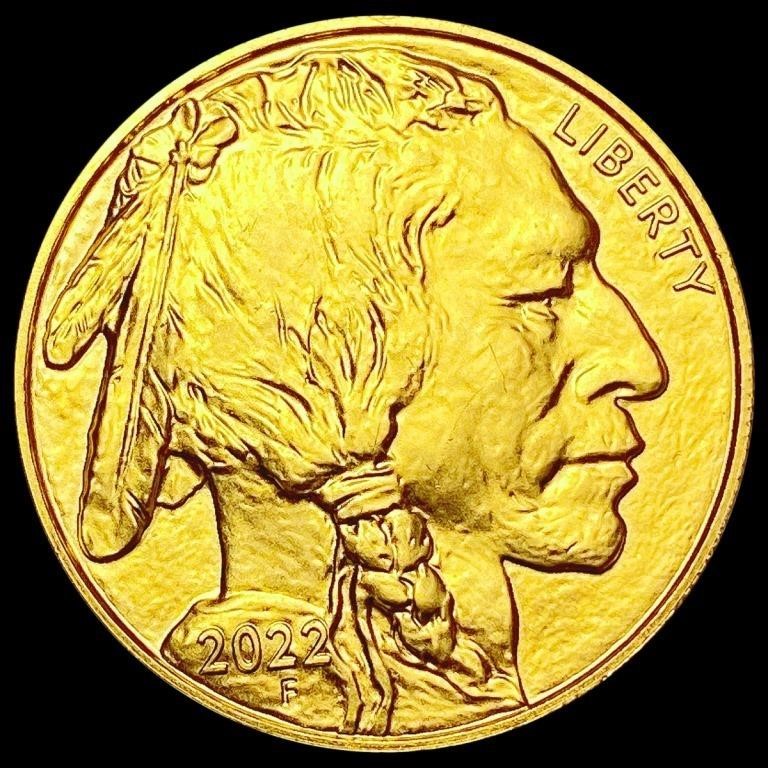 2022 US 10z Gold Buffalo SUPERB GEM BU