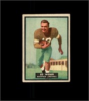 1951 Topps Magic #6 Ed Weber RC P/F to GD+