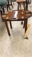 BUTLERS TRAY TABLE W/ FOLD UP SIDES