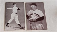 2 1947 66 Baseball Exhibit Cards E