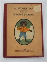 1921 HISTOIRE DE PETIT NÈGRE SAMBO BOOK
