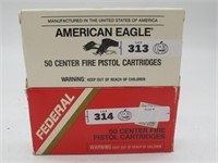2nFULL BOXES OF FEDERAL .45 NAUTO MATCH 230 GRAIN