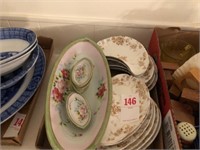 Old China, Platters, & Serving Trays