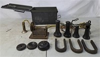 Military ammunitions box containing vintage