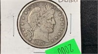 1906-D Silver Barber Half Dollar