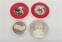 4 Commemorative Coins