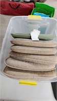 Tote of seat cushions
