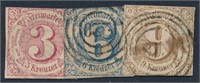 GERMANY THURN & TAXIS #53-55 USED FINE-VF