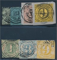 GERMANY THURN & TAXIS #42 & #44-50 USED AVE-FINE