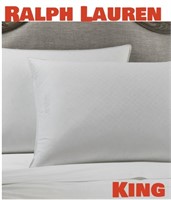 $260 RALPH LAUREN DOWN CHAMBER PILLOW KING