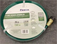 Flexon 3-Tube Soaker/Sprinkler 25’ Hose