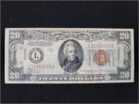 1934a $20 Hawaii FR-2305
