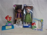 New in Box -  Anna (Frozen) & Aladdin Dolls