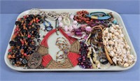 16 Necklaces + 8 Bracelets, Costume Jewelry