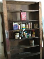 4x8 Sturdy wood shelf with contents