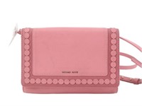 Michael Kors Pink Leather Shoulder Wallet